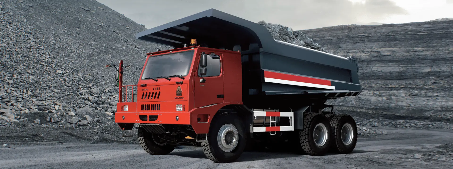 HOWO Mining Dump Truck Model 6X4 70T/90T/125T cover